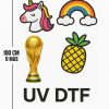 Referencia de medias para la impresión UV DTF de FL Fábrica de Ropa